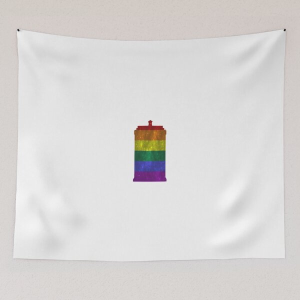 Item preview, Rainbow Pride Police Box designed and sold by shaneisadragon.