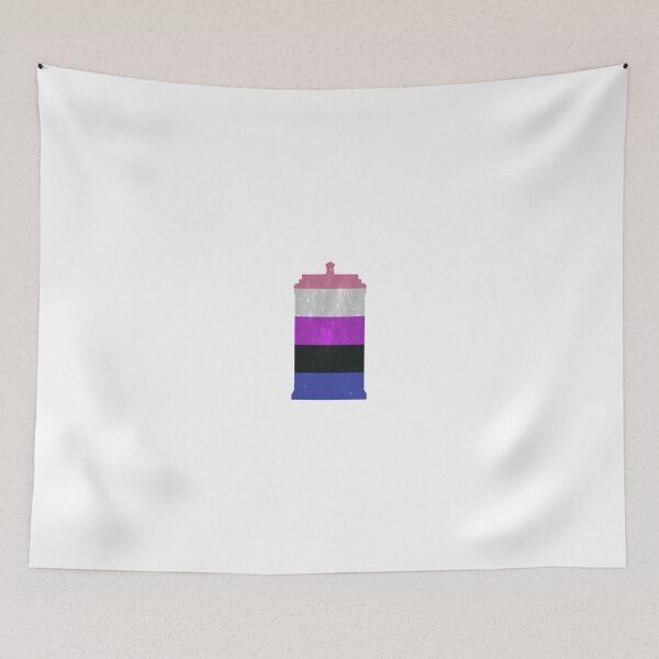 Item preview, Genderfluid Pride Police Box designed and sold by shaneisadragon.