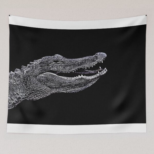Item preview, Alligator Portrait Fine Art Print designed and sold by stockfineart.
