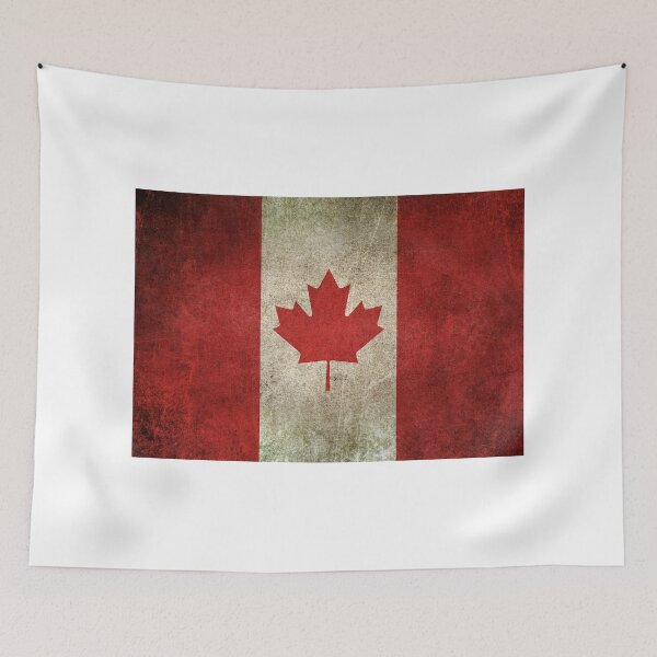 Item preview, Old and Worn Distressed Vintage Flag of Canada designed and sold by JeffBartels.