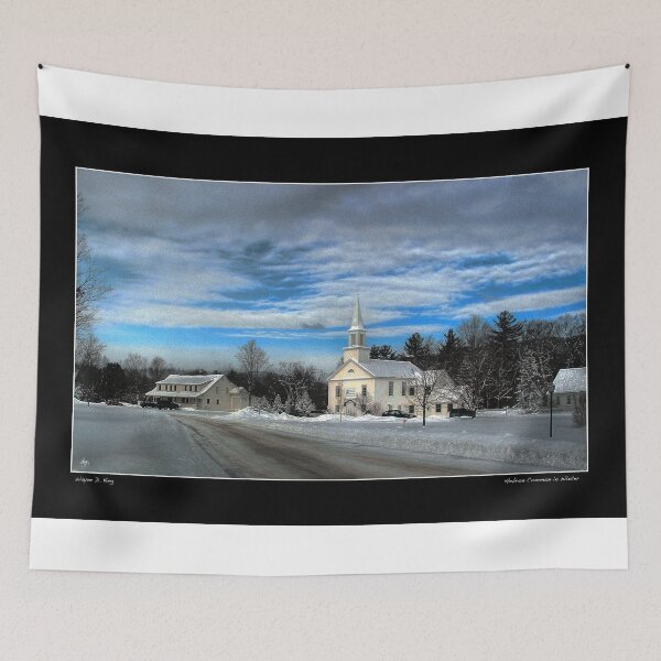 Item preview, Hebron Common in Winter Poster designed and sold by Wayne King.