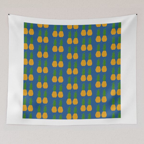Item preview, Pineapple Pattern on Dark Blue designed and sold by Greenbaby.