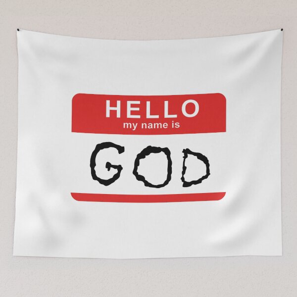 Item preview, Hello my name is GOD (Die Antwoord - Ugly Boy) designed and sold by UglyBoy.