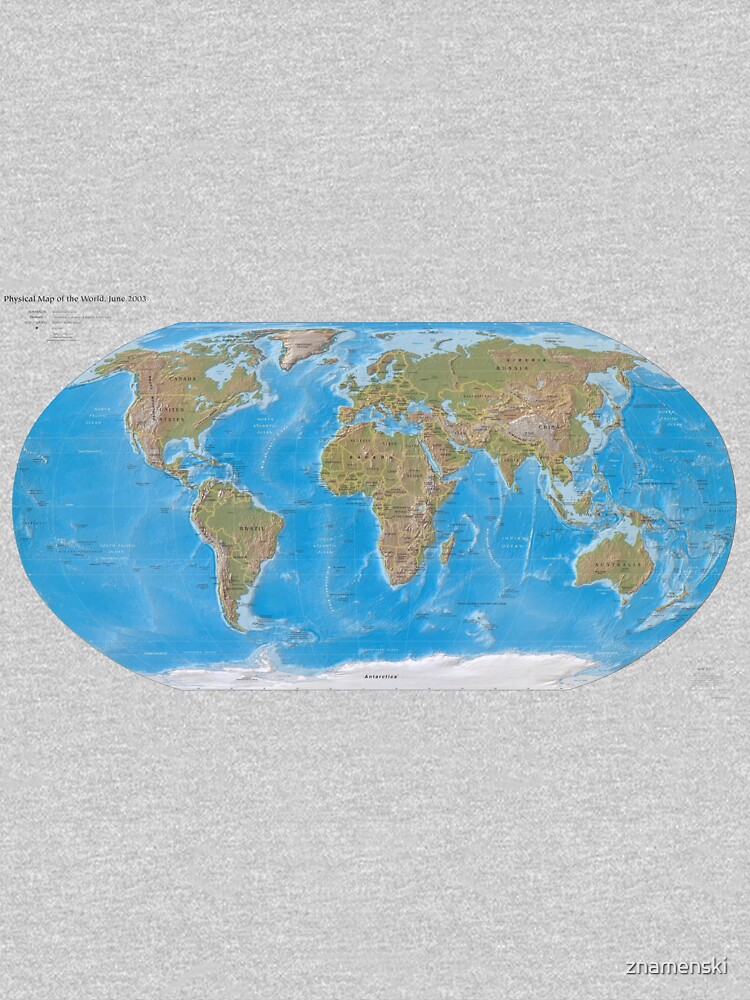 #Physical #Map of the #World 2003 by znamenski