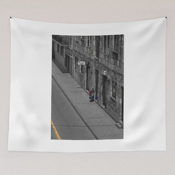 Item preview, Visiting Neighbors In Cuenca Ecuador designed and sold by alabca.
