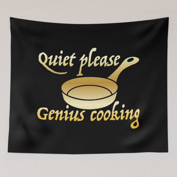 Item preview, Quiet please GENIUS COOKING designed and sold by jazzydevil.