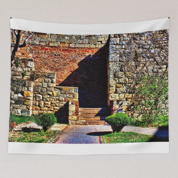 Item preview, Fortress Kamelegdan Stairs Belgrade designed and sold by stockfineart.