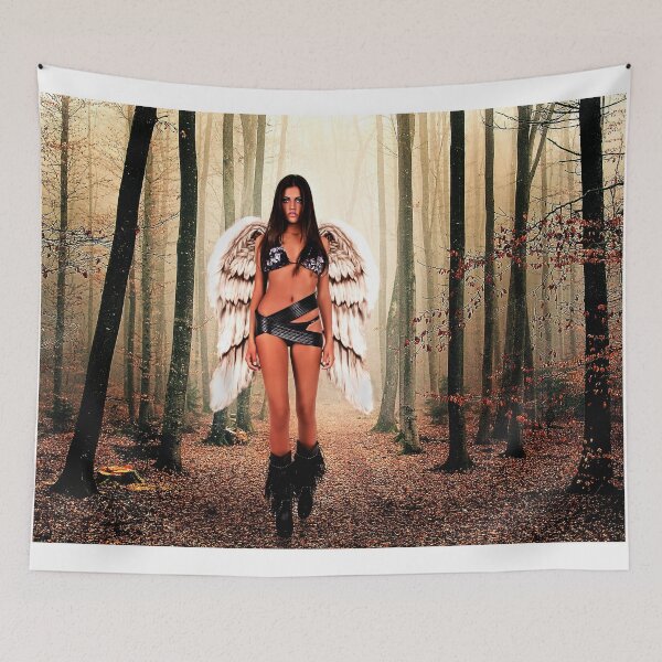 Item preview, Angel in the forest Fine Art Print designed and sold by stockfineart.