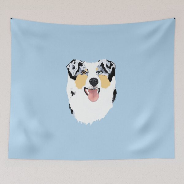 Item preview, Blue Merle Australian Shepherd Dog designed and sold by Barbara Applegate.