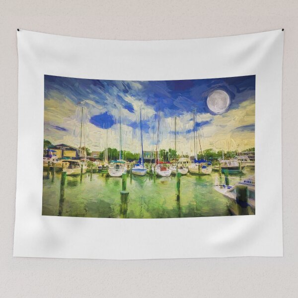 Item preview, "Painted Harbor" designed and sold by bobbyb38.
