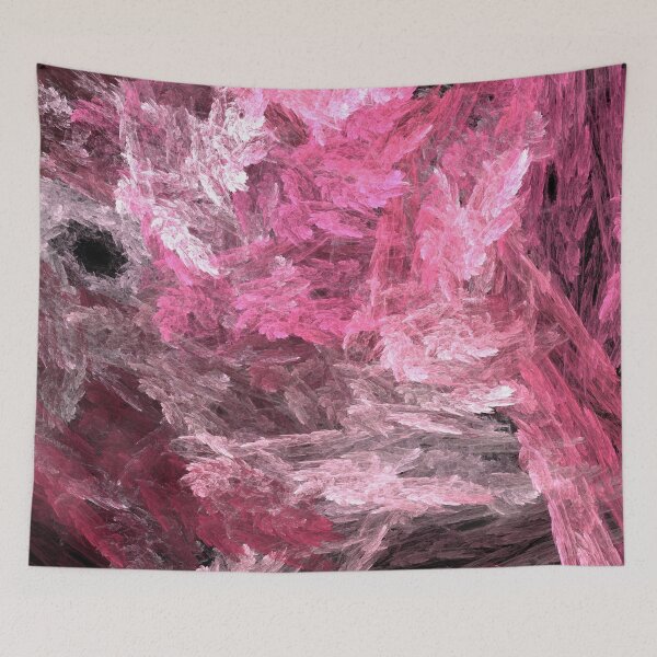 Item preview, Pink crystal Fractal designed and sold by bloomingvine.