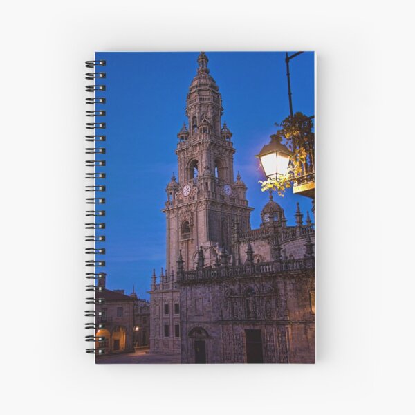 Item preview, Spain. Santiago de Compostela. Cathedral. Bell Tower at night. designed and sold by vadim19.