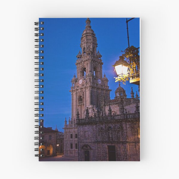 Item preview, Spain. Santiago de Compostela. Cathedral. Bell Tower at night. designed and sold by vadim19.