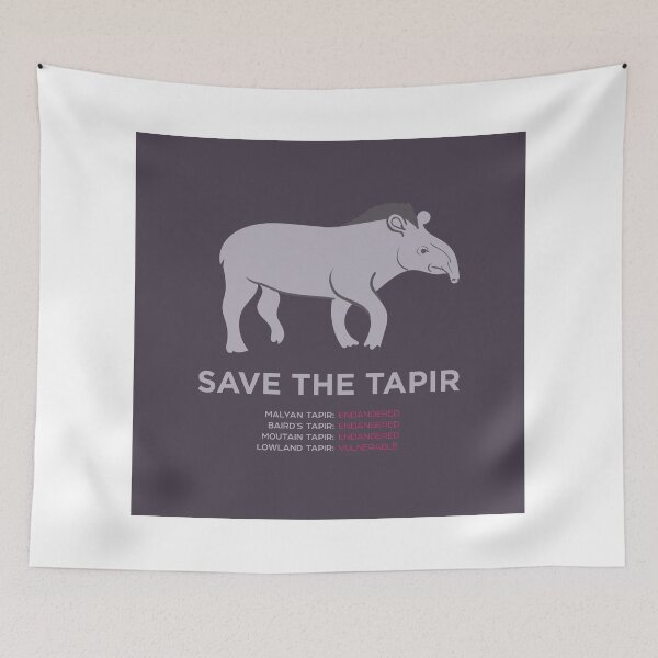 Item preview, Save the Tapir designed and sold by Peppermint Narwhal.