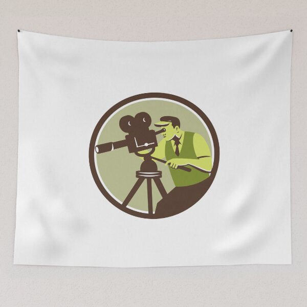 Item preview, Cameraman Director Vintage Camera Retro designed and sold by patrimonio.