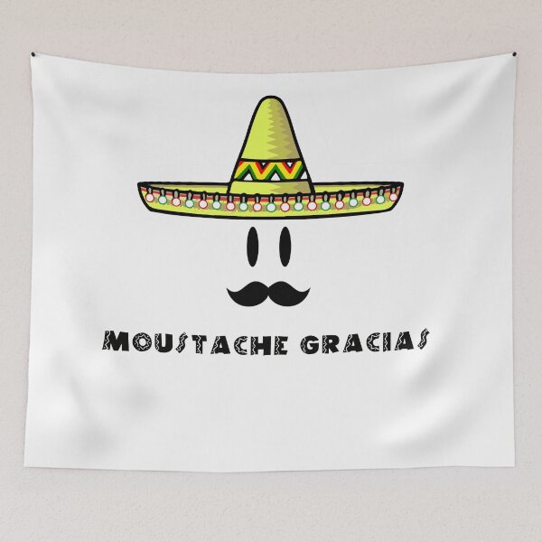 Item preview, MOUSTACHE GRACIAS designed and sold by TRELAB.