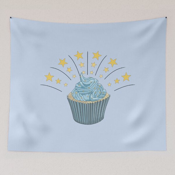 Item preview, Cupcake With Stars designed and sold by wallcat.