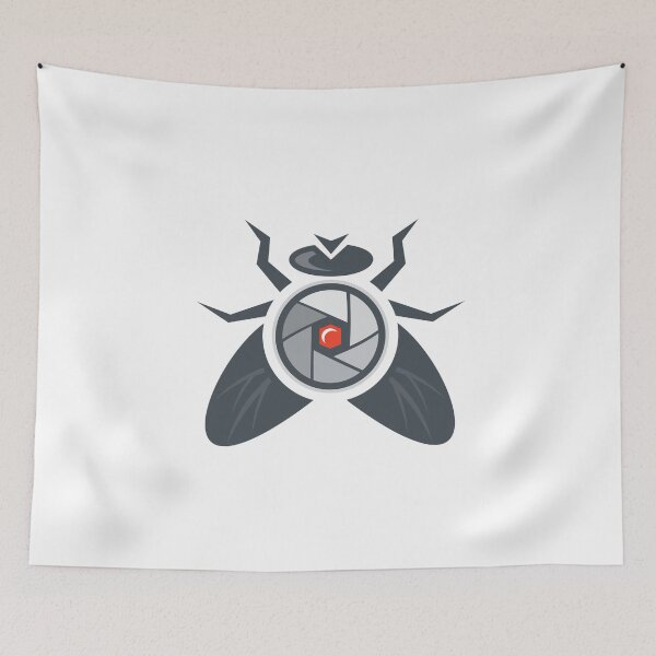 Item preview, Fly with Camera Lens on Back Isolated designed and sold by patrimonio.