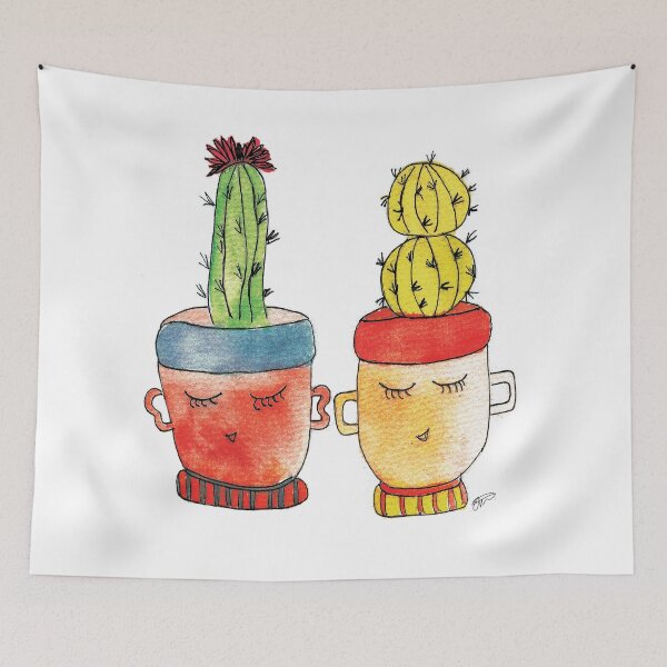 Item preview, Cacti Couplet | Emma  designed and sold by Daniel Watts.