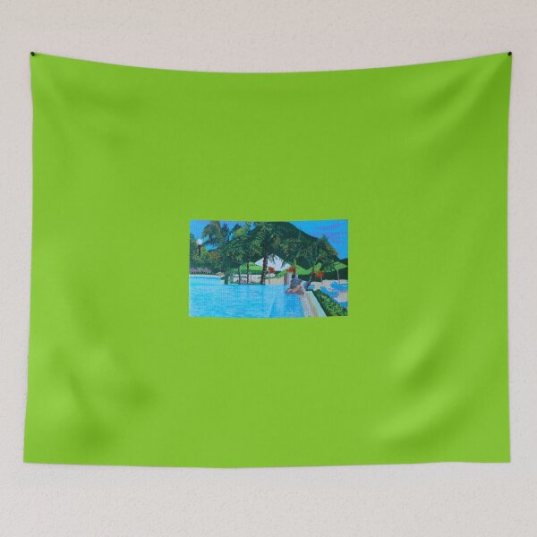 Item preview, Cool Caribbean infinity pool designed and sold by Art by Margaret.