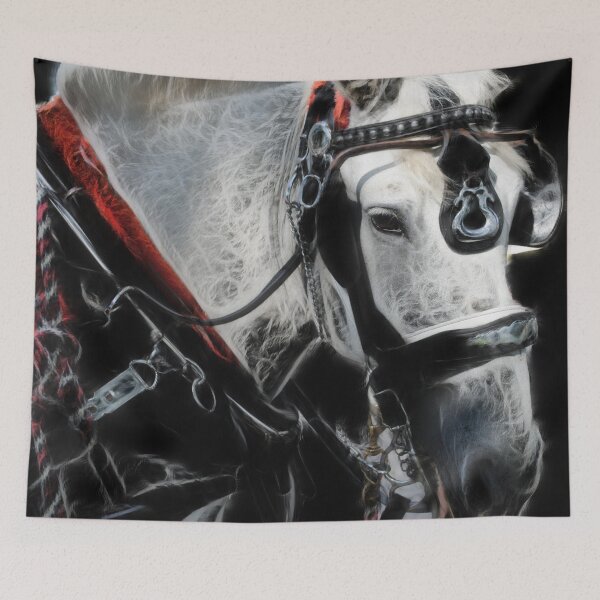 Item preview, Portrait of a Carriage Horse designed and sold by bloomingvine.