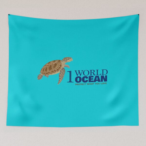 Item preview, 1 World Ocean - Hawksbill Sea Turtle designed and sold by Peppermint Narwhal.