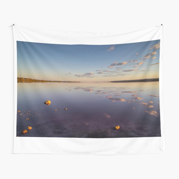 Sunrise over Pink Lake Tapestry
