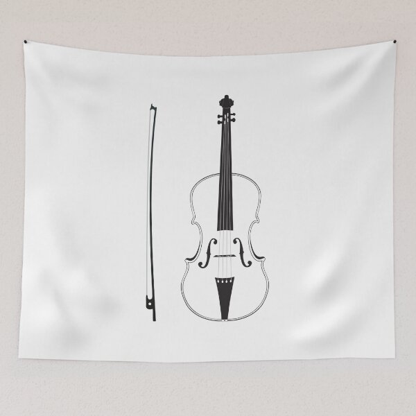 Item preview, Violin Silhouette designed and sold by AnnArtshock.
