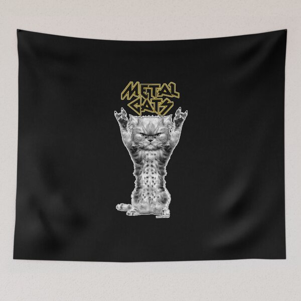 Item preview, metal cats designed and sold by darklordpug.