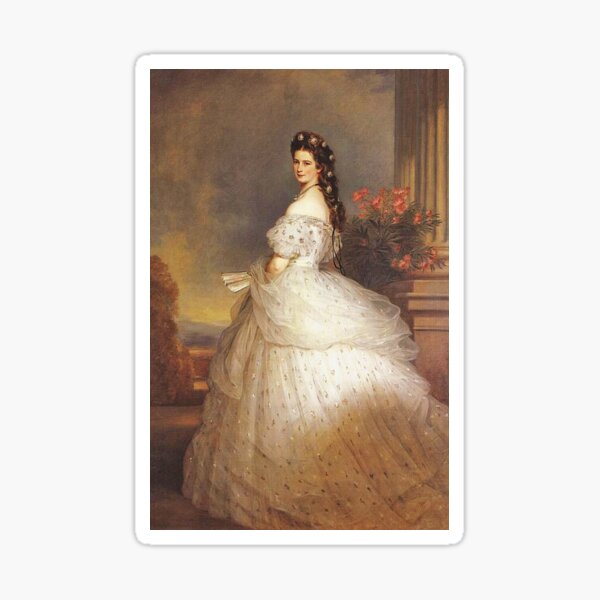 Empress "Sissi"...Elizabeth of Austria by Winterhalter Sticker