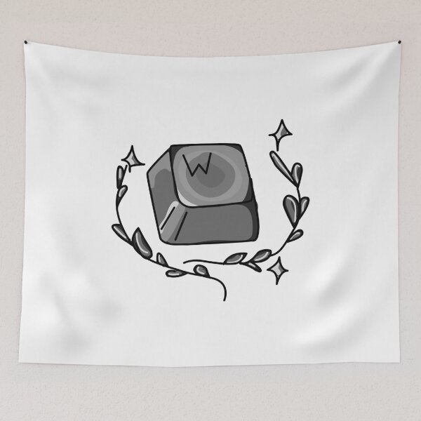 Item preview, W key - "Keep moving forward" designed and sold by Rowan Lucas.