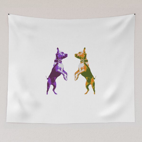 Item preview, Poppin Pits Purple and Orange designed and sold by Liberty May Clark.