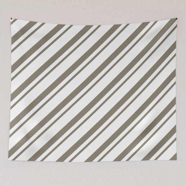 Item preview, WarmGrey Thin Diagonal Stripes designed and sold by ImageNugget.