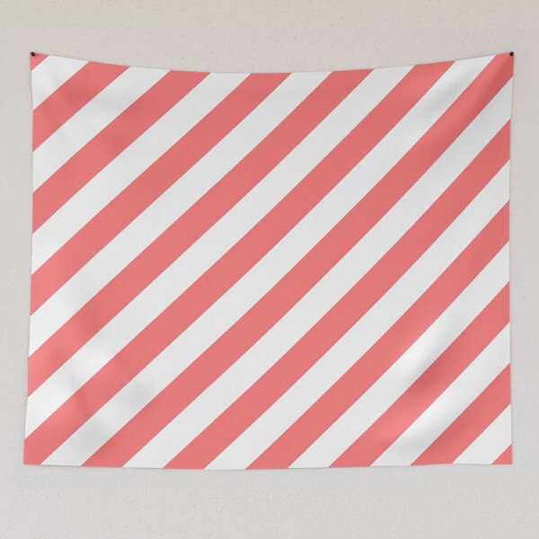 Item preview, Pink Thick Diagonal Stripes designed and sold by ImageNugget.
