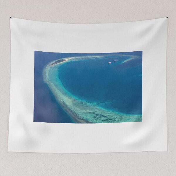 Item preview, The Maldives North Ari Atolls from above, Eden on Earth designed and sold by Bruno Beach.