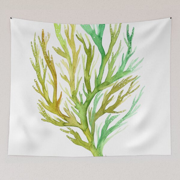Item preview, Coral Green, Sea Coral, Ocean Coral, Coral Reef, Sea creature designed and sold by polkadotwhale.