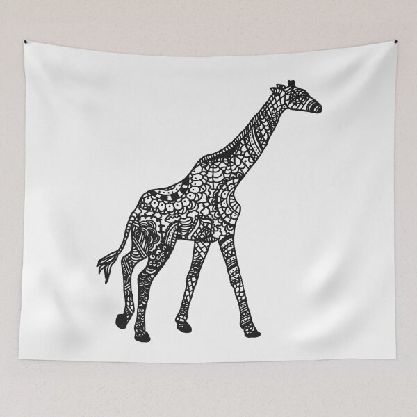 Item preview, Printed Giraffe designed and sold by eliannadraws.