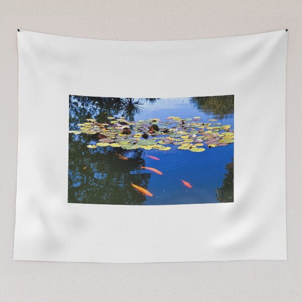 Item preview, Blue Fish Pond at Abbotsbury, Dorset UK designed and sold by lynn carter.