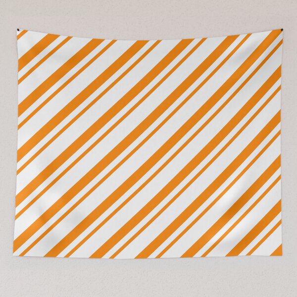 Item preview, Orange Thin Diagonal Stripes designed and sold by ImageNugget.