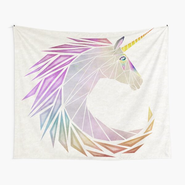 unicorn cercle Tapestry