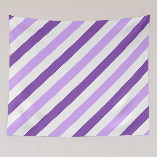 Item preview, LightPurple-Diagonal-Tinted-White Two-Tone Diagonal Stripes designed and sold by ImageNugget.