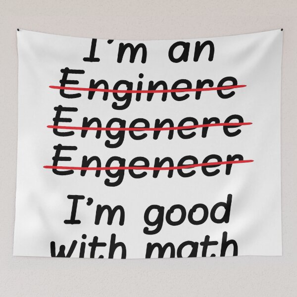Item preview, I'm an Engineer I'm Good at Math designed and sold by CreativeAngel.