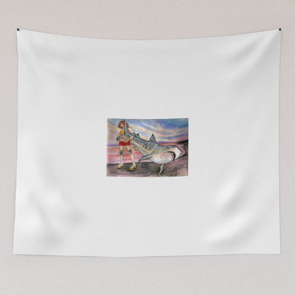Item preview, Natalie Vs The Tiger Shark designed and sold by brandydevoid.