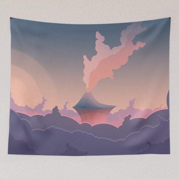 Item preview, Volcano designed and sold by Illustratix Studio.