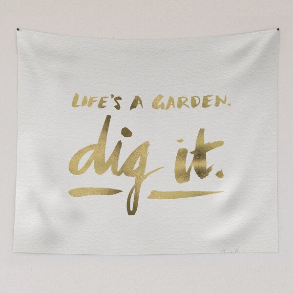 Item preview, Dig It – Gold Ink designed and sold by Cat Coquillette.