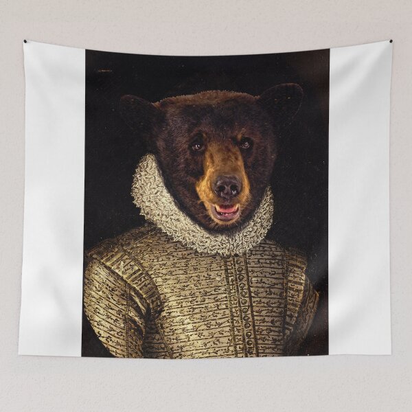 Item preview, The Noble Bear - A fun image of a Bear in Noble Attire designed and sold by doughballdesign.