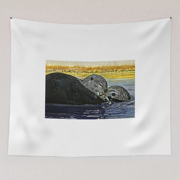 Item preview, Otter's Hunt And Crunch designed and sold by miroslava.