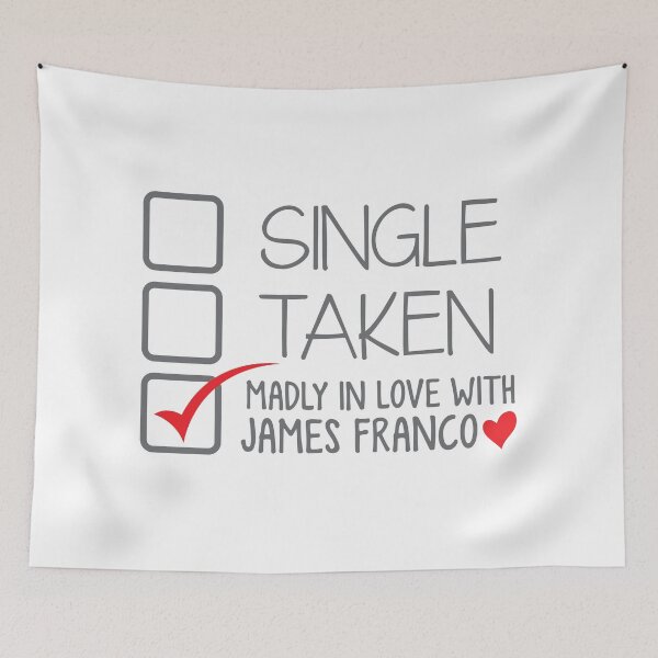Item preview, SINGLE TAKEN madly in love with James Franco designed and sold by jazzydevil.