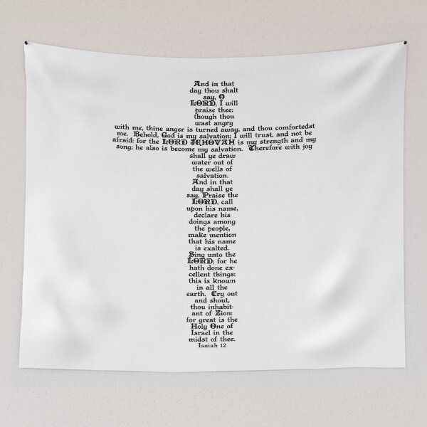 Item preview, ISAIAH CHAPTER TWELVE CROSS designed and sold by Calgacus.