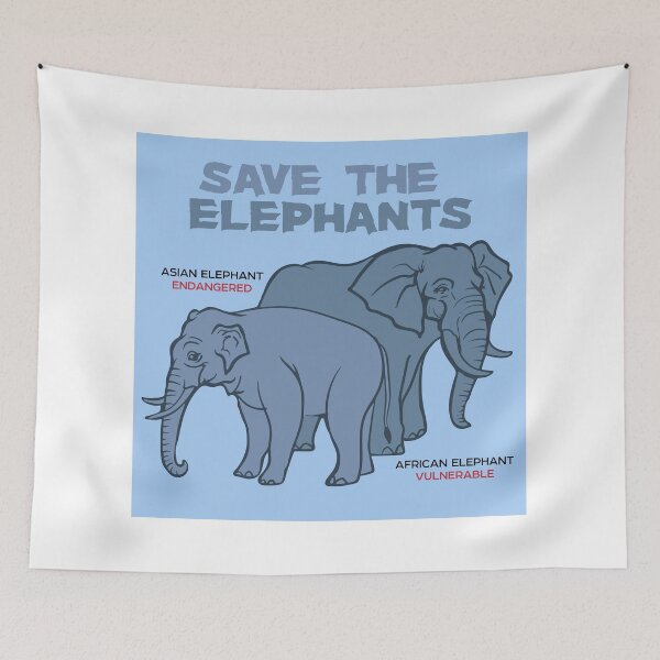 Item preview, Save the Elephants designed and sold by Peppermint Narwhal.